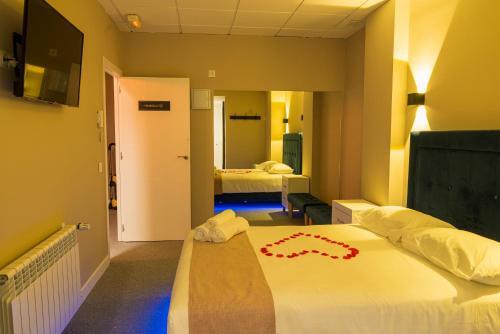 noche romántica en un hotel